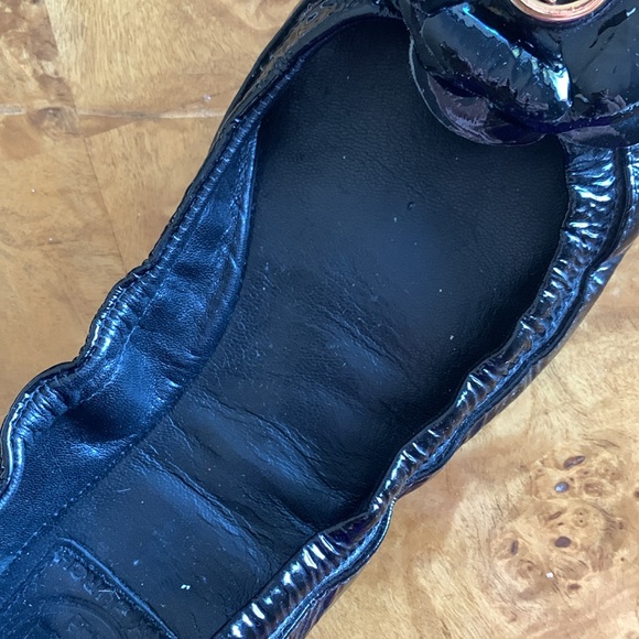 Tory Burch Shelby Ballet Flower Flat Size 6 - Picture 5 of 11